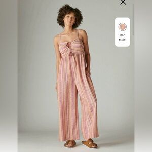 Lucky Brand Multicolor Striped‎ Jumpsuit